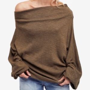 Free People off shoulder sweater!